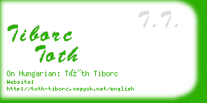 tiborc toth business card